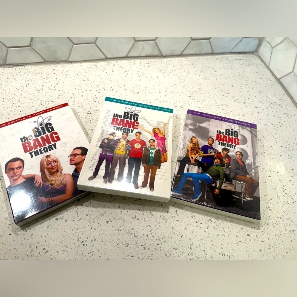 Big Bang Theory DVDs Seasons 1,2,&3 Full Seasons Brand New Sealed